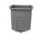 Toter 20 Cubic Feet 600 lbs. Capacity Heavy Duty Manual Cube Truck - Gray MMC20 - alternate 2
